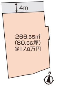 岡山市中区平井　土地　1430万円　なりとも不動産